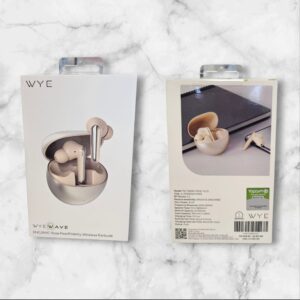 Rose Pearl Fidelity Wireless Earbuds – High Quality Sound in Gold Edition