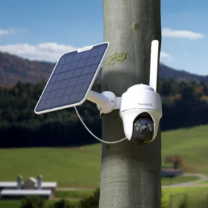 Smart 4K 8MP Wireless 4G LTE PT  Battery/Solar Powered Camera with Color Night Vision