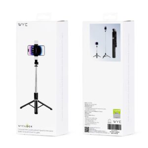 compact-mini-live-broadcast-tripod-extendable-selfie-stick-with-dual-fill-lights