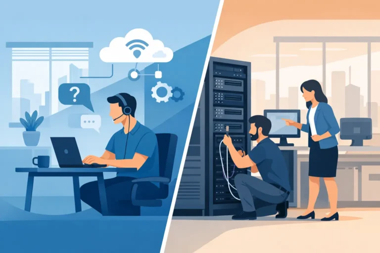 Remote vs Onsite IT Support Which Fits - WebtechNET - WebtechNET Remote vs Onsite IT Support: Which Fits?