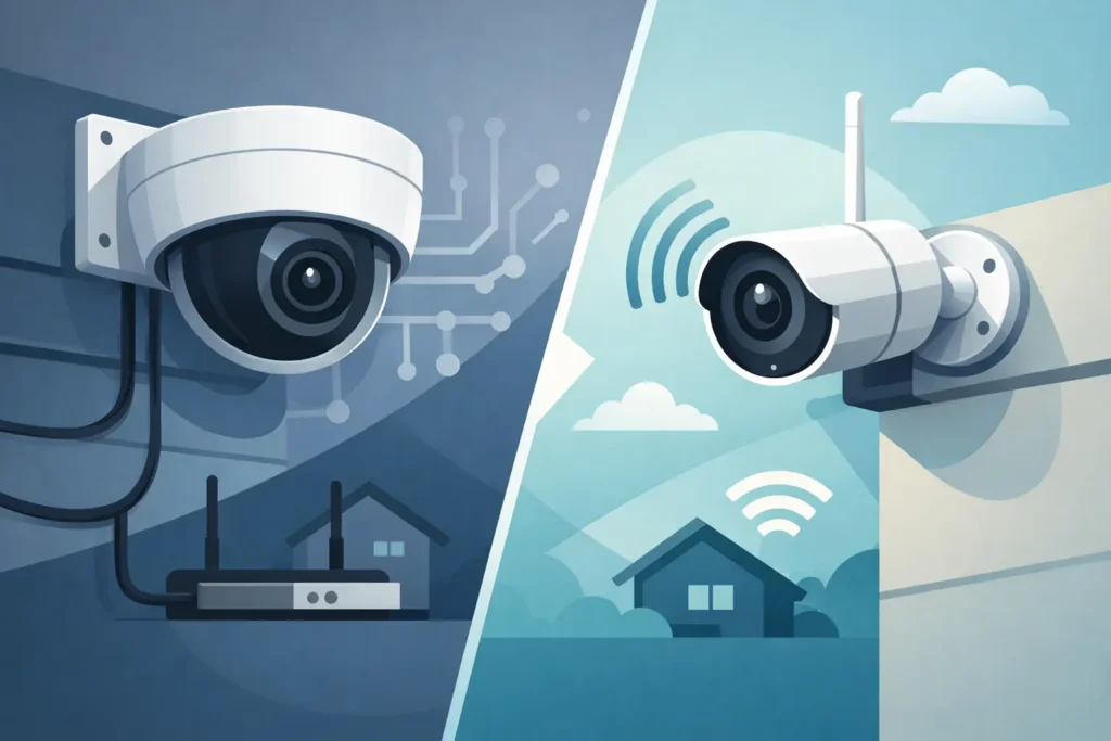 Wired vs Wireless Security Cameras