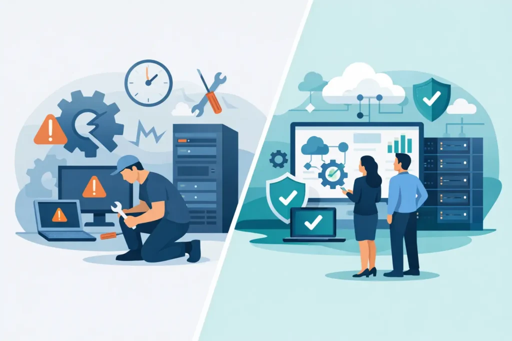 Break Fix vs Managed Services Explained