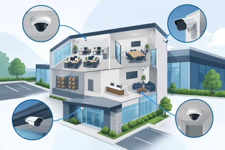 Security Camera Placement Guide for Businesses - WebtechNET - WebtechNET Security Camera Placement Guide for Businesses