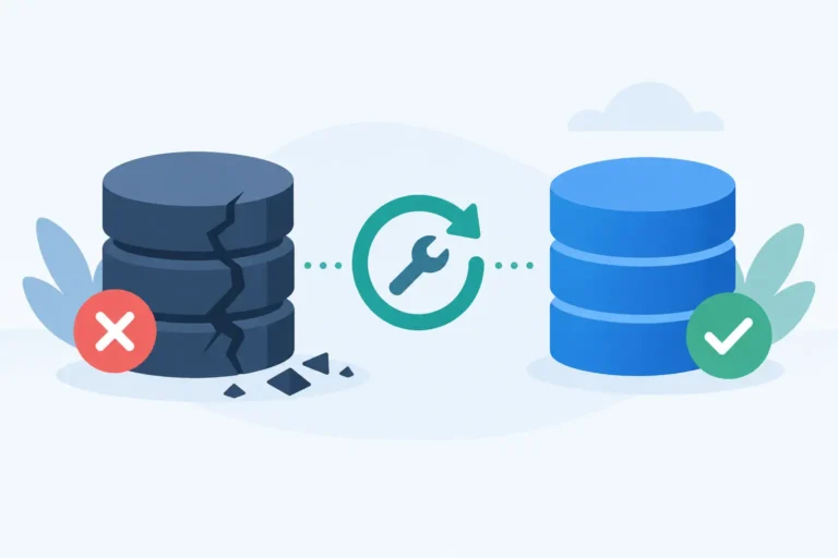How to Recover Corrupted Databases Safely - WebtechNET - WebtechNET How to Recover Corrupted Databases Safely