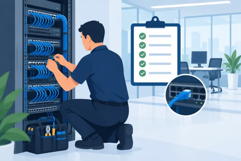 Office Network Cabling Checklist for Reliable IT - WebtechNET - WebtechNET Office Network Cabling Checklist for Reliable IT